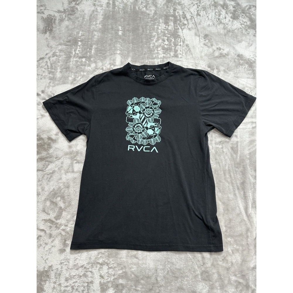 RVCA Men's Loungewear Graphic T-Shirt Size Small Breathable Relaxed‎ Fit EUC